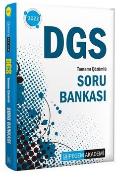 Pegem Yayınları 2022 DGS Tamamı Çözümlü Soru Bankası