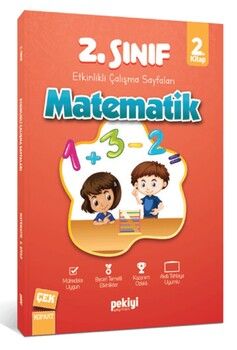 Pekiyi Yayınları 2. Sınıf Matematik Etkinlikli Çalışma Sayfaları 2. Kitap