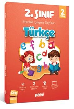 Pekiyi Yayınları 2. Sınıf Türkçe Etkinlikli Çalışma Sayfaları 2. Kitap