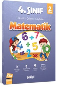 Pekiyi Yayınları 4. Sınıf Matematik Etkinlikli Çalışma Sayfaları 2. Kitap