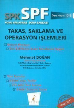 Pelikan SPK SPF Takas Saklama ve Operasyon İşlemleri Konu Anlatımlı Soru Bankası 1012