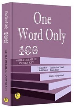 Pelikan Yayınevi One Word Only 100 Cloze Tests