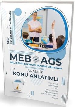 Pelikan Yayınları MEB AGS Hazırlık Analitik Konu Anlatımlı Tek Kitap