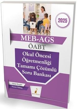 Pelikan Yayınları MEB AGS ÖABT Okul Öncesi Öğretmenliği Tamamı Çözümlü Soru Bankası