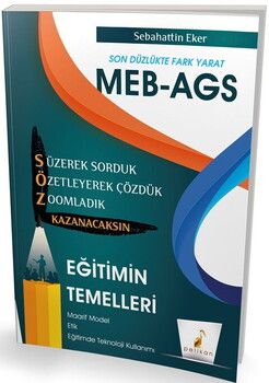 Pelikan Yayınları MEB AGS Hazırlık Eğitimin Temelleri Söz Kazanacaksın Soru Bankası