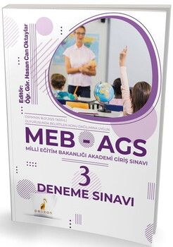Pelikan Yayınları MEB AGS Hazırlık 3 Deneme Sınavı