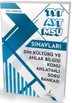 Pelikan Yayınları TYT AYT MSÜ Din Kültürü ve Ahlak Bilgisi Konu Anlatımlı Soru Bankası