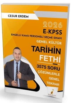 Pelikan Yayınları 2026 EKPSS Tarihin Fethi 3575 Soru Genel Tekrar