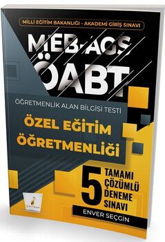Pelikan Yayınları MEB AGS ÖABT Özel Eğitim Öğretmenliği Tamamı Çözümlü 5 Deneme Sınavı