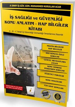 Pelikan Yayınları İş Sağlığı ve Güvenliği İSG Konu Anlatım Hap Bilgiler Kitabı