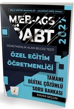 Pelikan Yayınları MEB AGS ÖABT Özel Eğitim Öğretmenliği Tamamı Çözümlü Soru Bankası