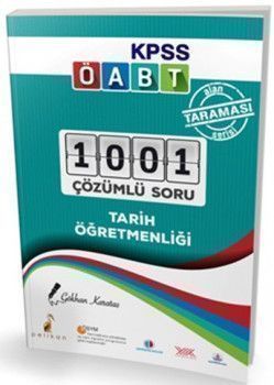 Pelikan Yayınları ÖABT Tarih Öğretmenliği Alan Taraması Serisi 1001 Çözümlü Soru