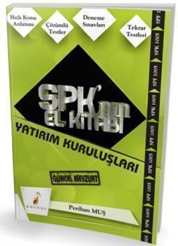 Pelikan Yayınları SPK Yatırım Kuruluşları El Kitabı