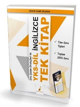 Pelikan Yayınları YKSDİL Soru Çözüm Stratejileri ile İngilizce Tek Kitap Dijital Çözümlü