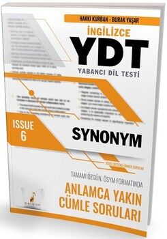 Pelikan Yayınları YDT İngilizce Synonym Issue 6