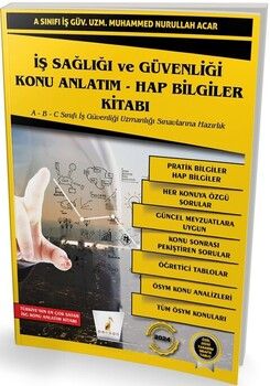 Pelikan Yayınları İş Sağlığı ve Güvenliği İSG Konu Anlatım Hap Bilgiler Kitabı