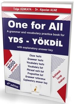 Pelikan Yayınları One For All A Grammar and Vocabulary Practice Book For YDS
