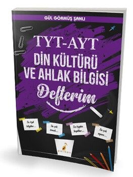 Pelikan Yayınları TYT AYT Din Kültürü ve Ahlak Bilgisi Defterim