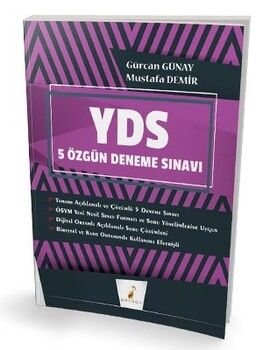 Pelikan Yayınları YDS Çek Kopart 5 Özgün Deneme Sınavı Dijital Çözümlü