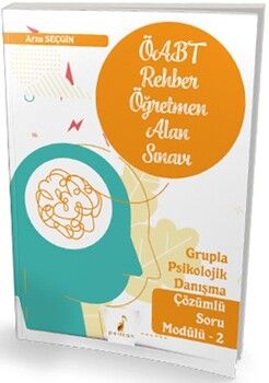 Pelikan Yayınları ÖABT Rehber Öğretmenliği Alan Sınavı Grupla Psikolojik Danışma Çözümlü Soru Modülü 2