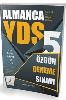 Pelikan Yayınları YDS Almanca Özgün 5 Deneme Sınavı