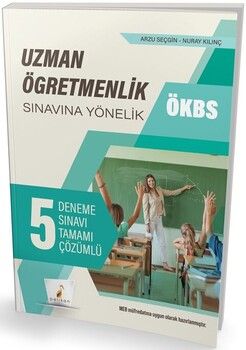 Pelikan Yayınları ÖKBS Uzman Öğretmenlik Sınavına Yönelik Tamamı Çözümlü 5 Deneme Sınavı