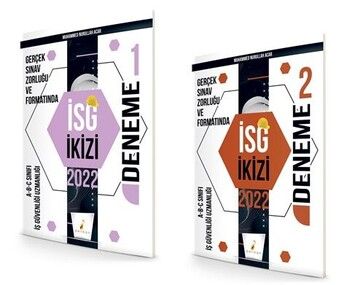 Pelikan Yayınları İş Güvenliği Uzmanlığı Sınavlarına Hazırlık İSG İkizi 2 Özgün Deneme Sınavı