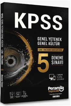 Peramila KPSS Lise Ön Lisans 5 Deneme