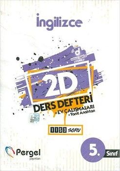 Pergel Yayınları 5. Sınıf İngilizce 2D Ders Defteri