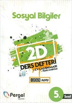 Pergel Yayınları 5. Sınıf Sosyal Bilgiler 2D Ders Defteri