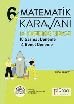 Plüton Yayınları 6. Sınıf Matematik Karavanı 14 Deneme Sınavı