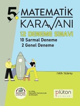 Plüton Yayınları 5. Sınıf Matematik Karavanı 12 Deneme Sınavı