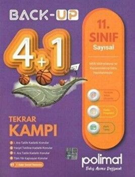Polimat Yayınları 11. Sınıf Back Up 4+1 Sayısal Kamp Kitabı