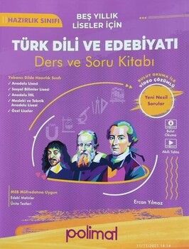Polimat Yayınları Hazırlık Sınıfı Türk Dili ve Edebiyatı Soru Kitabı