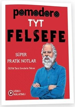 Pomodoro Yayınları TYT Felsefe Konu Soru Süper Pratik Notlar