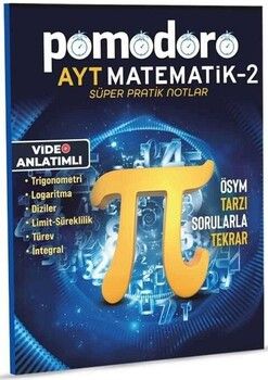 Pomodoro Yayınları AYT Matematik 2 Süper Pratik Notlar
