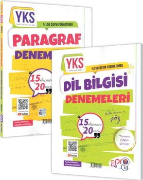Profesyoneller Karması TYT AYT Paragraf Dil Bilgisi 15 x 20 Denemeleri