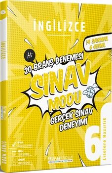 Pruva Akademi 6. Sınıf İngilizce Deneme