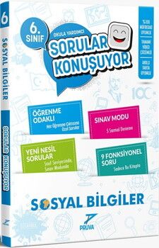 Pruva Akademi 6. Sınıf Sosyal Bilgiler Sorular Konuşuyor Soru Bankası