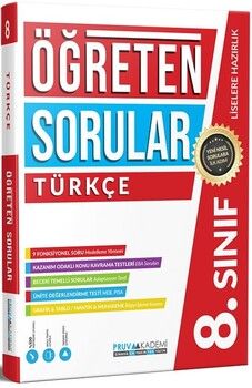 Pruva Akademi 8. Sınıf Türkçe Öğreten Soru Bankası