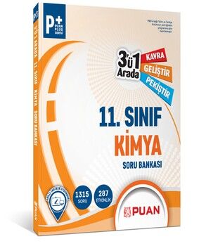 Puan Yayınları 11. Sınıf Kimya 3 ü 1 Arada Soru Bankası
