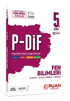Puan Yayınları 5. Sınıf Fen Bilimleri PDİF Konu Anlatım Föyleri