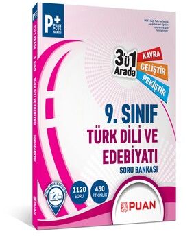 Puan Yayınları 9. Sınıf Türk Dili ve Edebiyatı 3 ü 1 Arada Soru Bankası