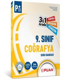Puan Yayınları 9. Sınıf Coğrafya 3 ü 1 Arada Soru Bankası