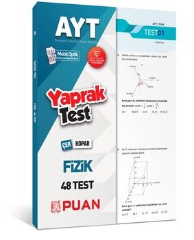 Puan Yayınları AYT Fizik Yaprak Test