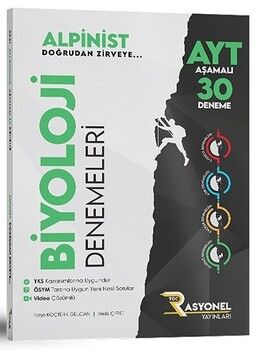 Rasyonel Yayınları AYT Biyoloji Alpinist Aşamalı 30 Deneme