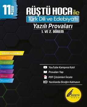 Rüştü Hoca 11. Sınıf Türk Dili ve Edebiyatı Yazılı Provaları