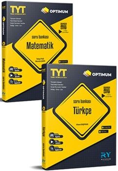 Referans Yayınları 2024 Optimum TYT Türkçe ve TYT Matematik Video Çözümlü Soru Bankası Seti