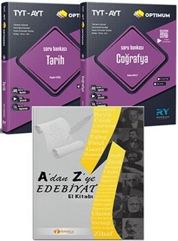 Referans Yayınları TYT AYT Tarih Coğrafya Soru Bankası ve A dan Z ye Edebiyat El Kitabı Seti