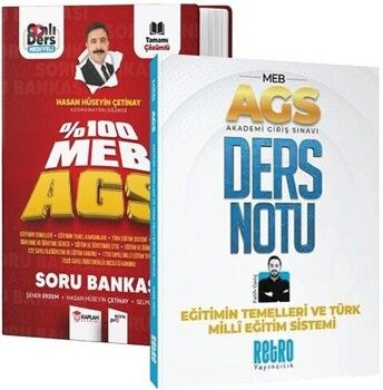 Retro ve Kaplan Akademi MEB AGS Konu Anlatımı ve Soru Bankası Deneme Seti